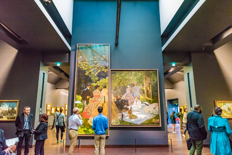 Musée d'Orsay on the Seine, Paris