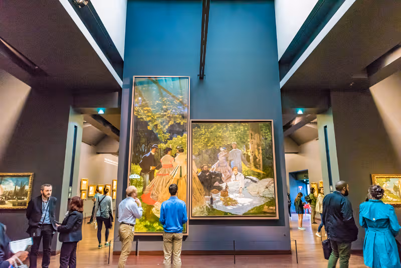 Musée d'Orsay an der Seine, Paris